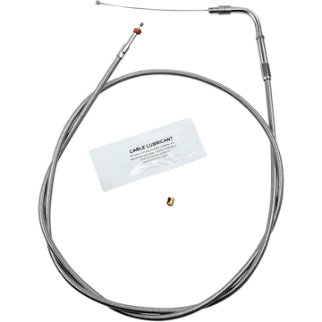 BARNETT Throttle Cable +12" Stainless Steel