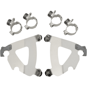 MEMPHIS SHADES Road Warrior Mounting Kit Polished FXDWG MEK2030