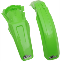 UFO Front and Rear MX Fender Kit Green KX 125/250