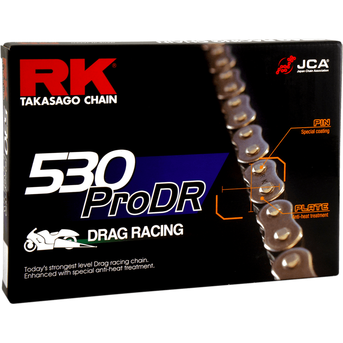 RK 530 ProDR Drag Racing Chain 130 Links 530PRODR130