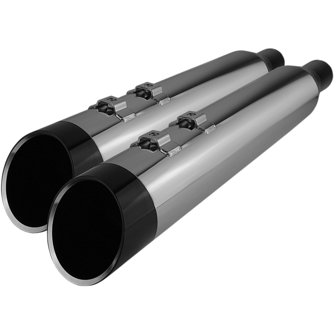 KHROME WERKS 4.5" Mufflers for Touring Chrome with Edge 202765