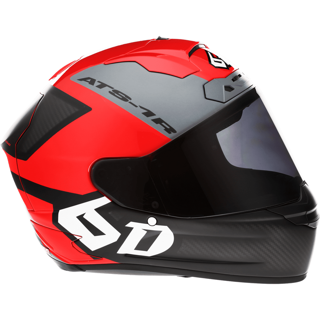 6D HELMETS ATS-1R Helmet Wyman Red/Gray Small 300735