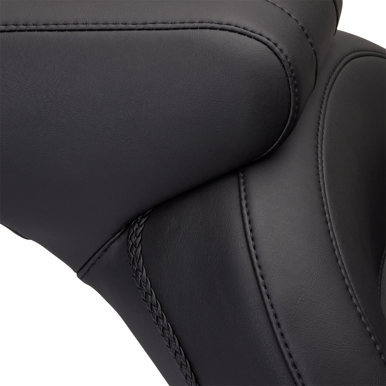 MUSTANG Vintage Style Seat Standard Smooth Black FXST 76400