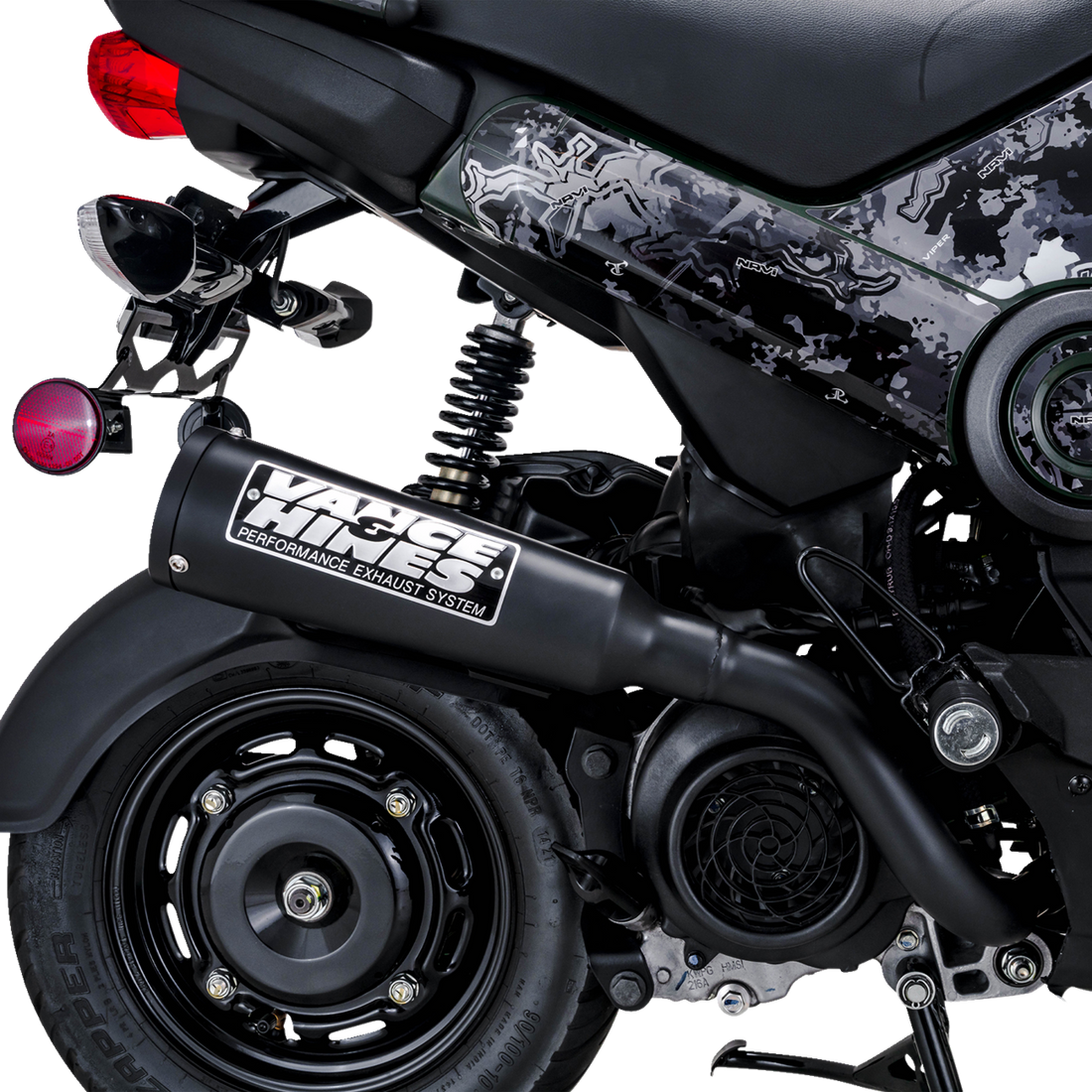 VANCE & HINES Upsweep Exhaust System Black 48241