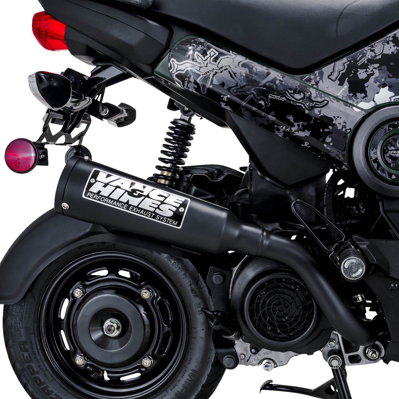 VANCE & HINES Upsweep Exhaust System Black 48241