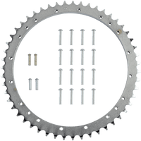 DRAG SPECIALTIES Rear Wheel Sprocket 51 Tooth Big Twin Zinc