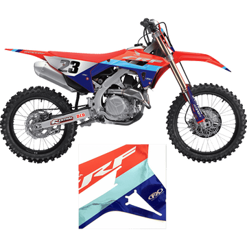 FACTORY EFFEX Shroud Graphic Kit Chrome Series Honda CRF 250R/450R 2703302