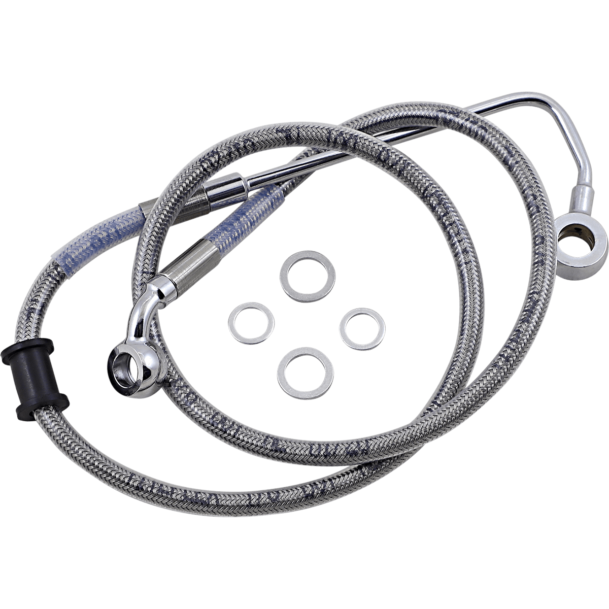 DRAG SPECIALTIES Brake Line +4" Stainless Steel '15-'17 Softail