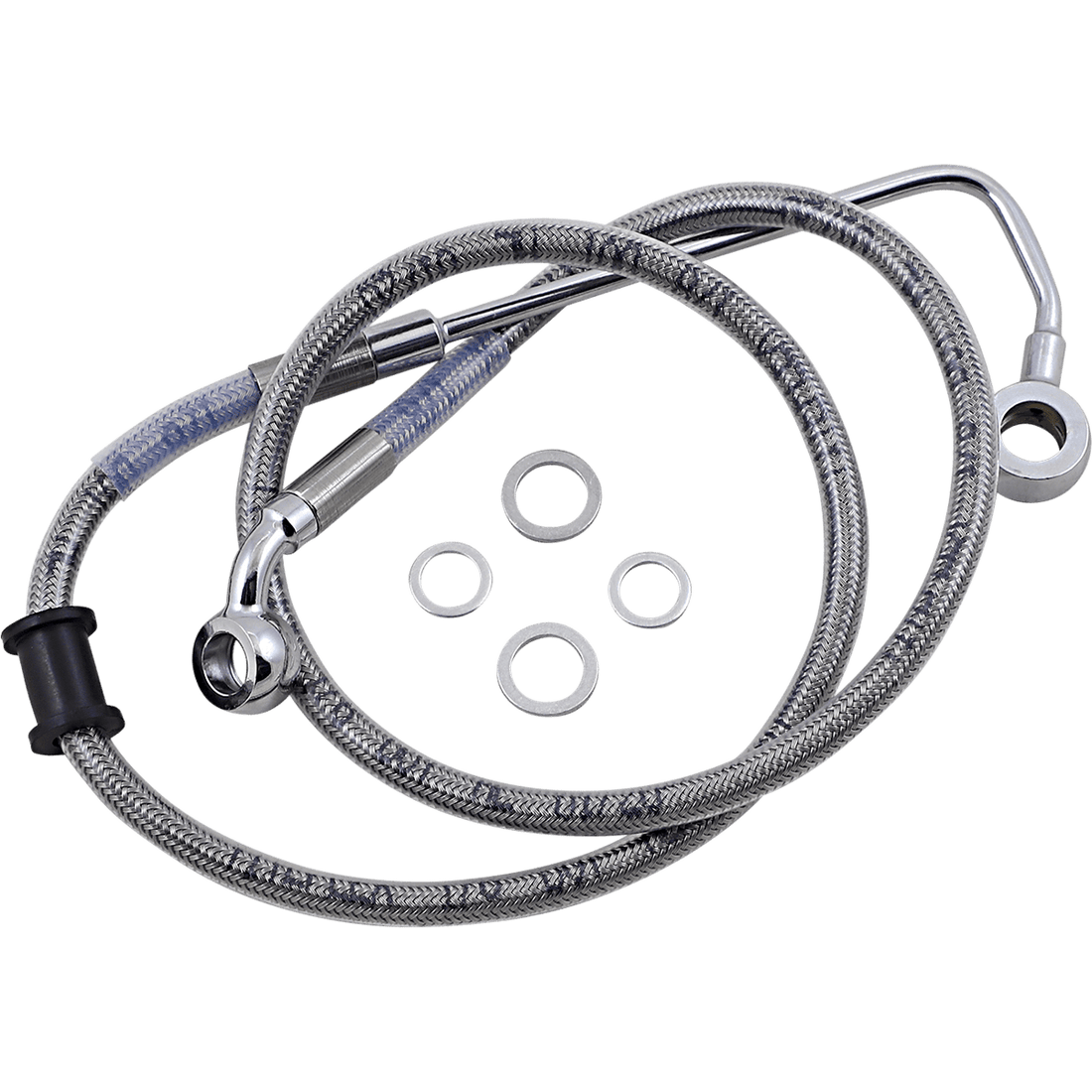 DRAG SPECIALTIES Brake Line +4" Stainless Steel '15-'17 Softail