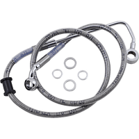 DRAG SPECIALTIES Brake Line +4" Stainless Steel '15-'17 Softail