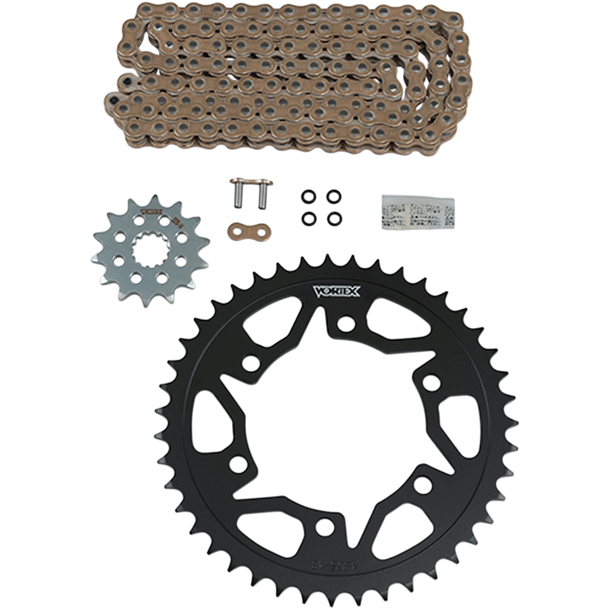 VORTEX Chain Kit Gold Yamaha YZF-R3 CKG6385