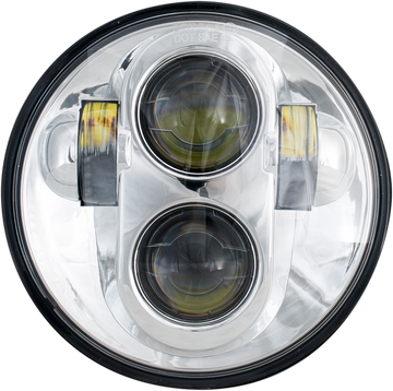 RIVCO PRODUCTS 5.75" Led Headlight Chrome LED140C