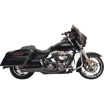 BASSANI XHAUST 2:1 Exhaust Black 1F68B