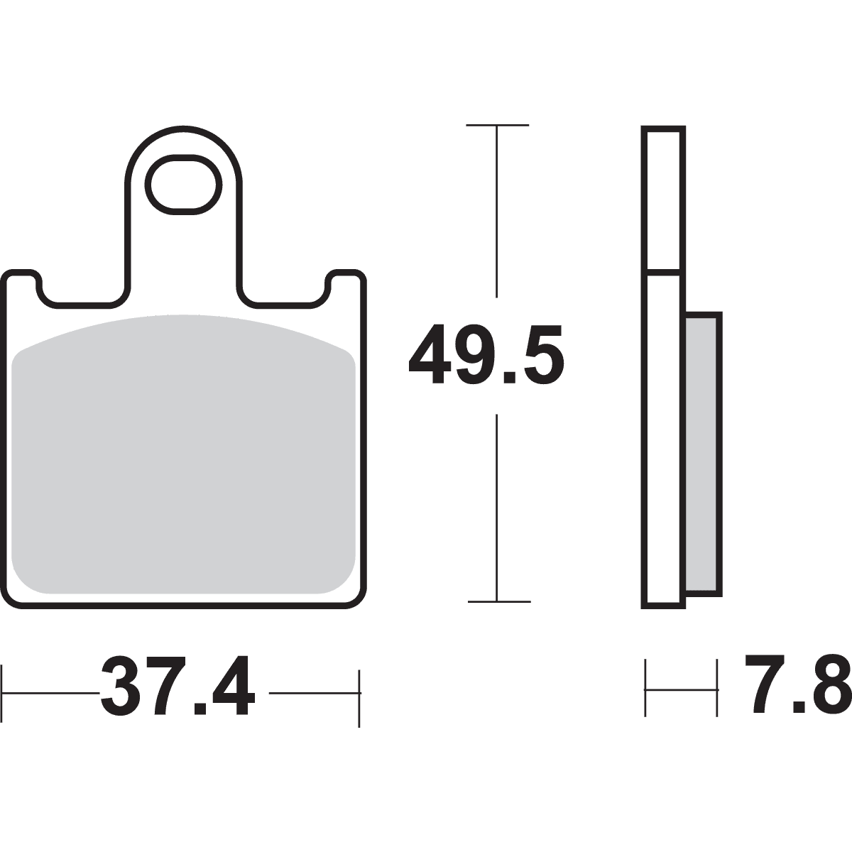 SBS Dual Carbon Brake Pads ZX-14R