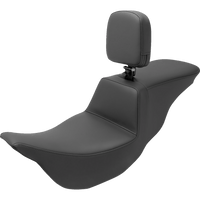 SADDLEMEN Tour Step-Up Seat Rider Backrest Plain FL '08-'23 80807B194BR