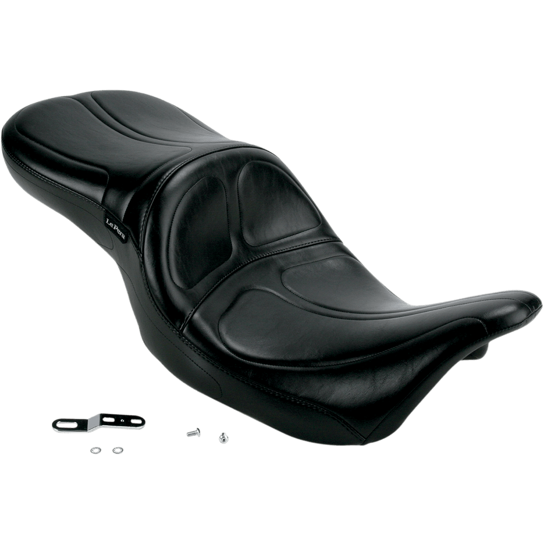 LE PERA Maverick Seat without Backrest Stitched Black FL '08-'23 LK957