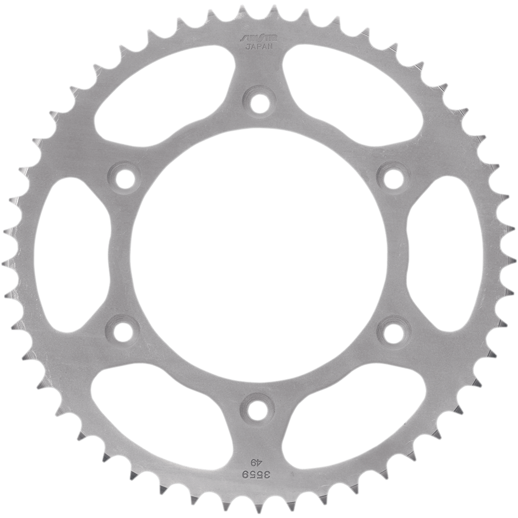 SUNSTAR SPROCKETS Steel Rear Sprocket 49 Tooth Honda