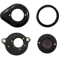 S&S CYCLE Air Stinger Stealth Air Cleaner Kit Black 1700718A