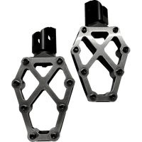 KODLIN USA NXL Footpegs Black w/ Stainless Steel Cover K73255