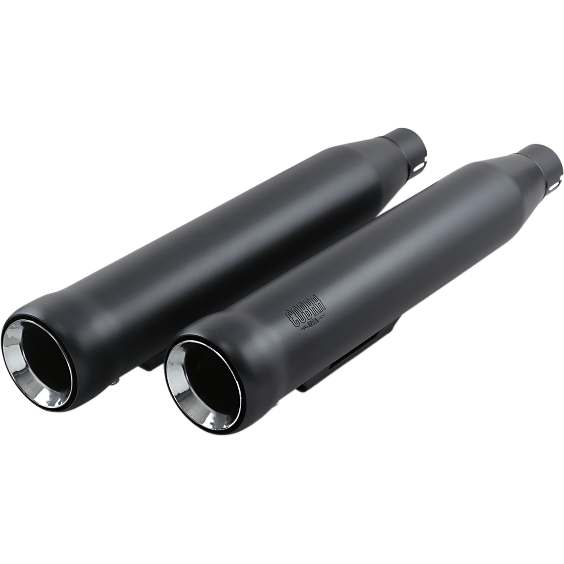 COBRA 3" Neighbor Hater Mufflers for '91-'17 Dyna Black 6045B