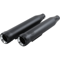 COBRA 3" Neighbor Hater Mufflers for '91-'17 Dyna Black 6045B