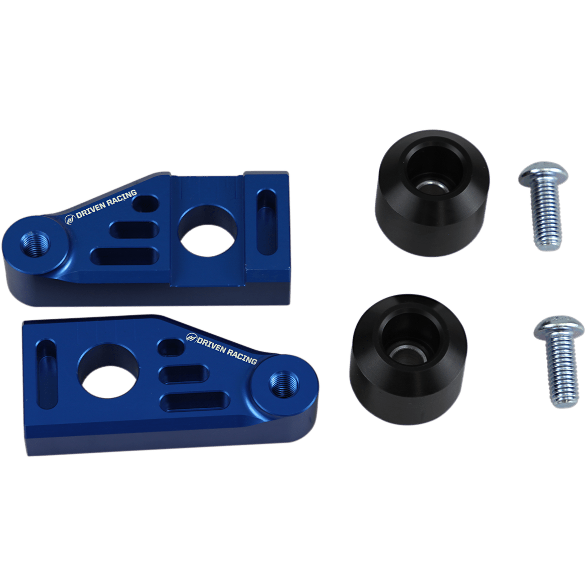 DRIVEN RACING Axle Block Sliders Yamaha FZ-9 Blue DRAX121BL