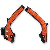 ACERBIS X-Grip Frame Guards Orange/Black Husqvarna | KTM