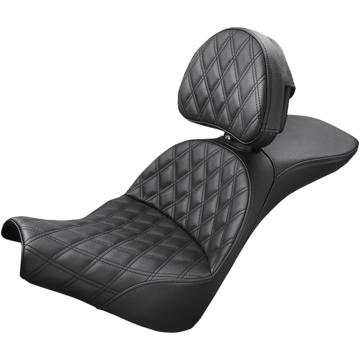 SADDLEMEN Explorer Seat Lattice Stitched Backrest 81830030LS