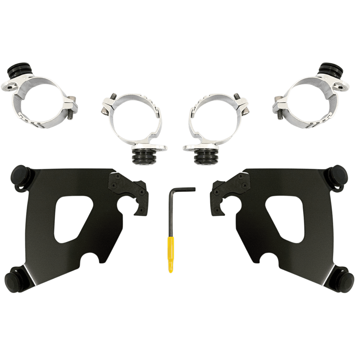 MEMPHIS SHADES Cafe Mounting Kit Black FXD MEB1994