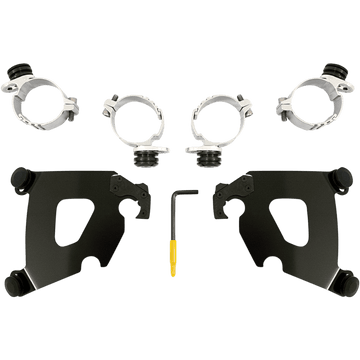 MEMPHIS SHADES Cafe Mounting Kit Black FXD MEB1994