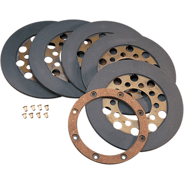 DRAG SPECIALTIES Clutch Plate Kit '68-E'84 Shovelhead