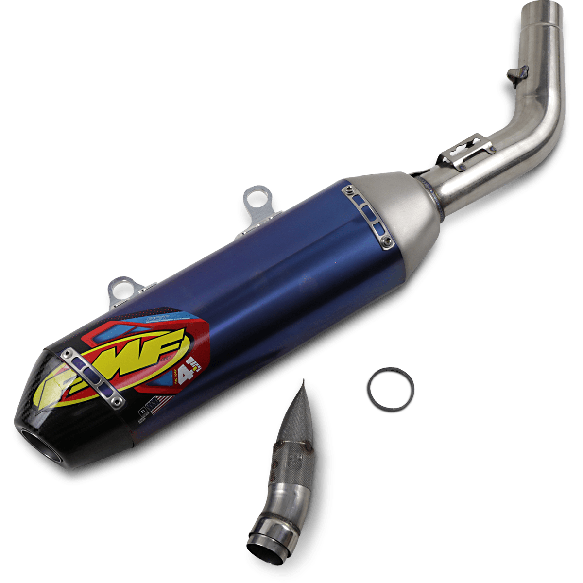 FMF Factory 4.1 RCT Muffler Anodized Titanium 045633