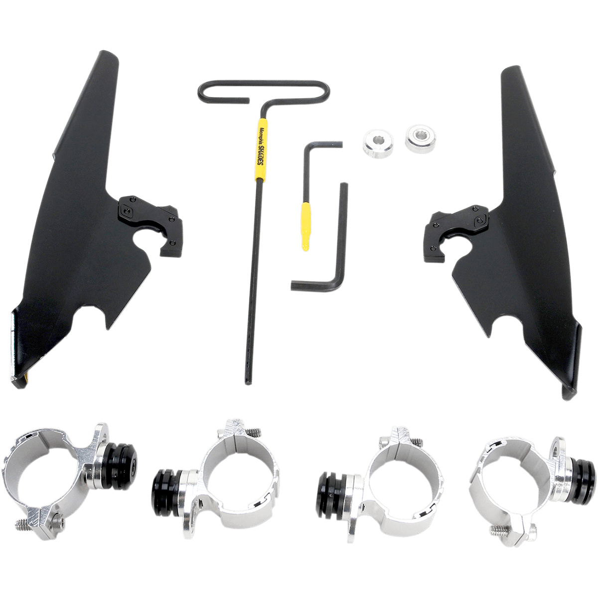 MEMPHIS SHADES Batwing Mounting Kit Black XL12C MEB2008