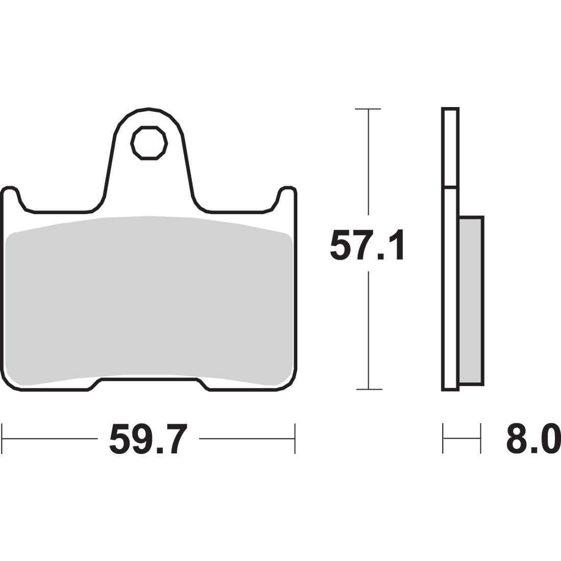 SBS Brake Pads 715LS