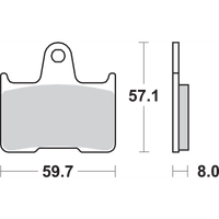 SBS Brake Pads 715LS