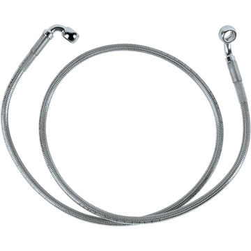 DRAG SPECIALTIES Brake Line Front (Upper) Stainless Steel