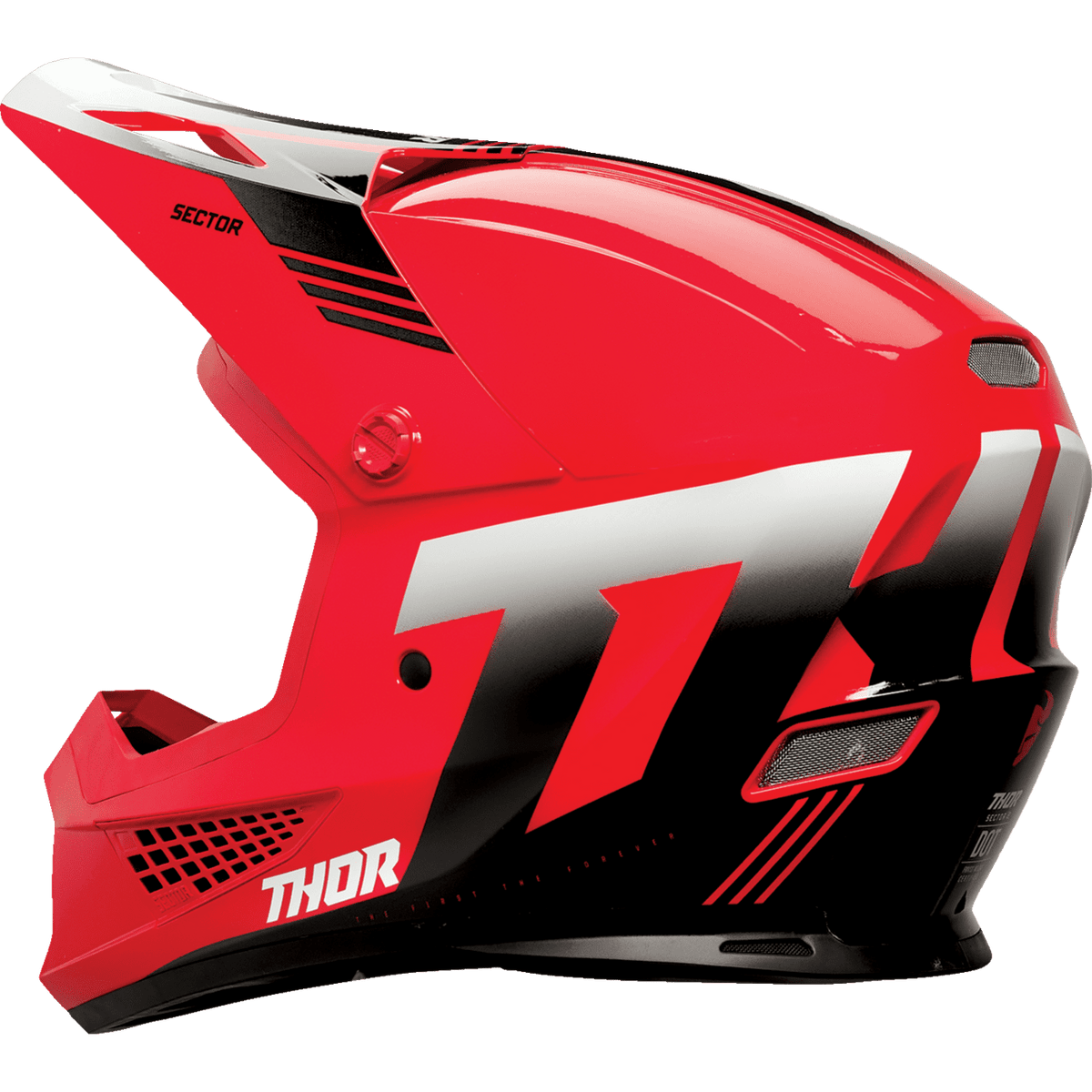 THOR Sector 2 Helmet Carve Red/White Medium