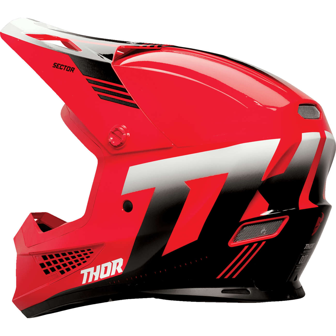 THOR Sector 2 Helmet Carve Red/White Medium