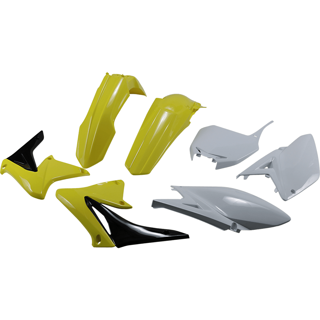 UFO Replacement Body Kit OEM Yellow/White/Black SUKIT416999W