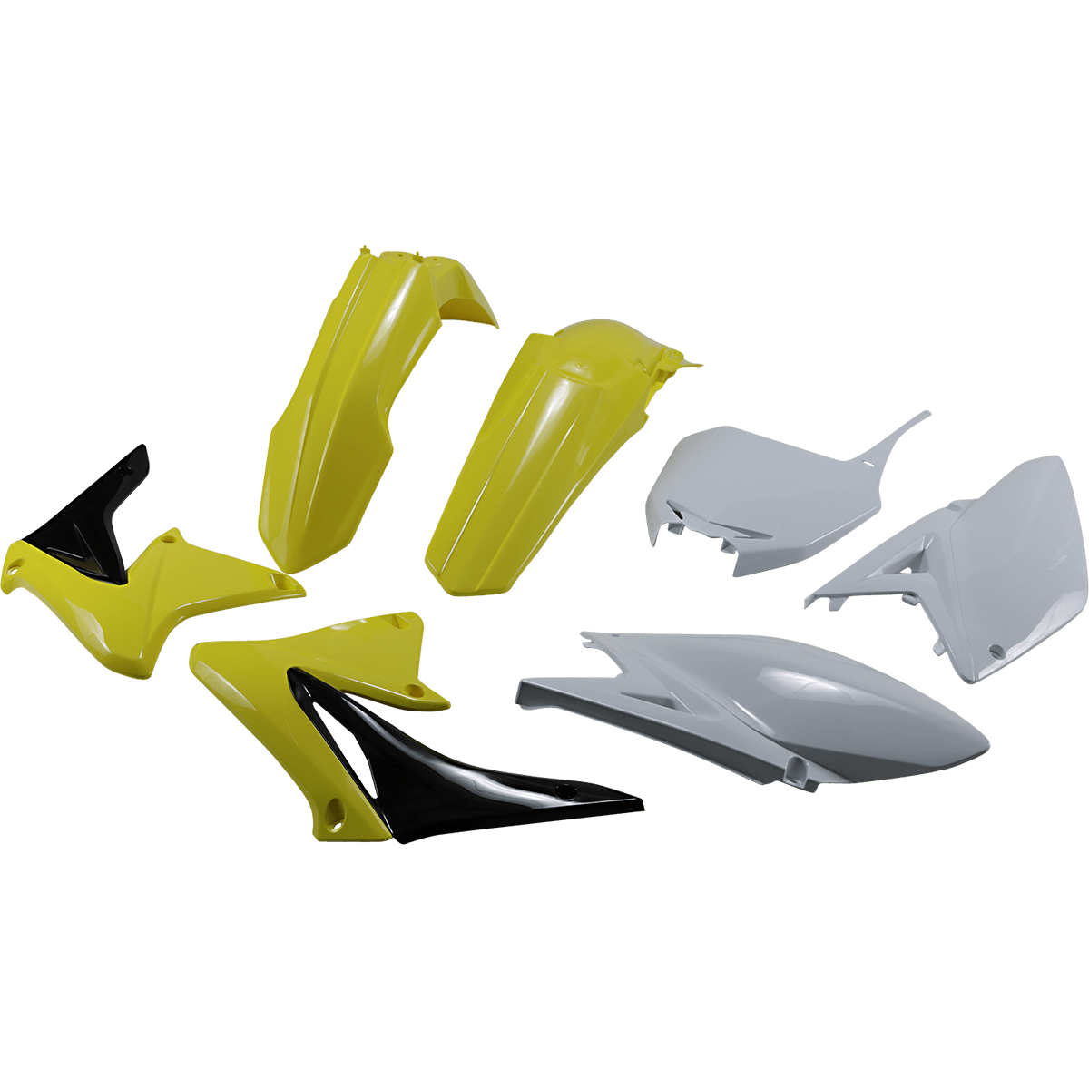 UFO Replacement Body Kit OEM Yellow/White/Black SUKIT416999W