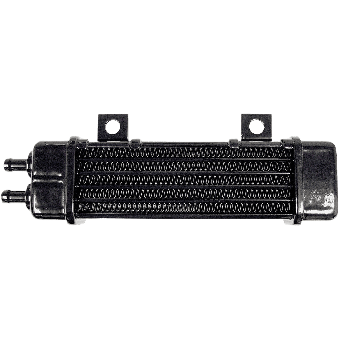 JAGG OIL COOLERS Universal Oil Cooler 6-Row Gloss Black 3050