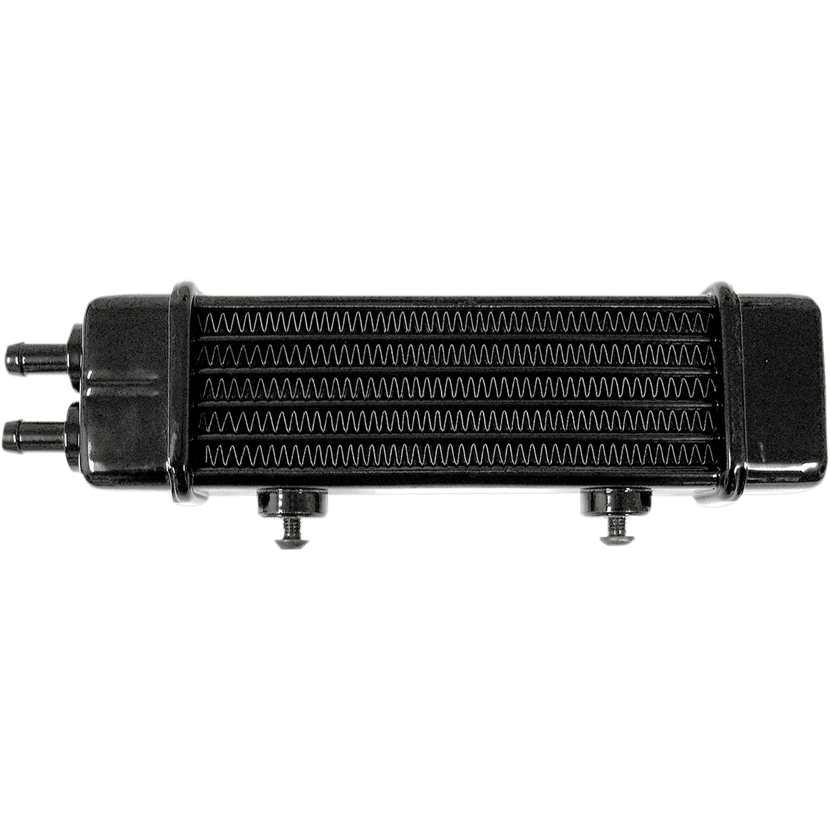 JAGG OIL COOLERS Universal Oil Cooler 6-Row Gloss Black 3110