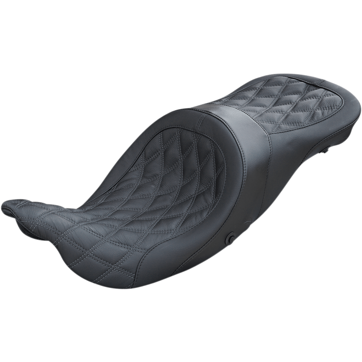 DANNY GRAY Longhaul 2Up Seat Air Double Diamond w/ Charcoal Gray Thread FL '08-'23 21412DIAAIR