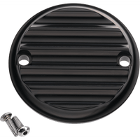 JOKER MACHINE Timing Cover Finned Black Anodized M8