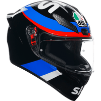 AGV K1 S Helmet VR46 Sky Racing Team Black/Red Large 2118394003023L