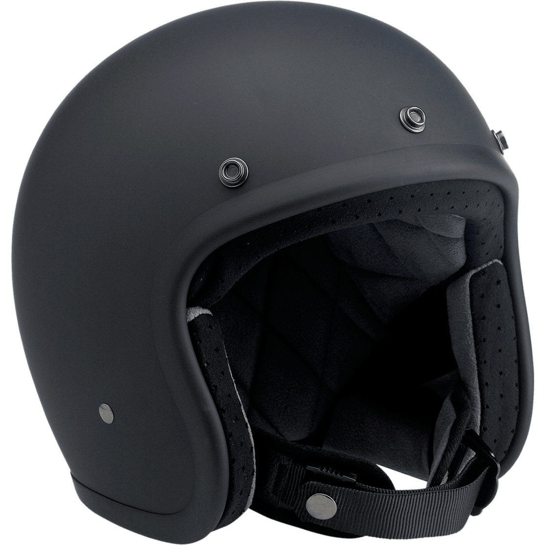 BILTWELL Bonanza Helmet Flat Black Medium 1001201203