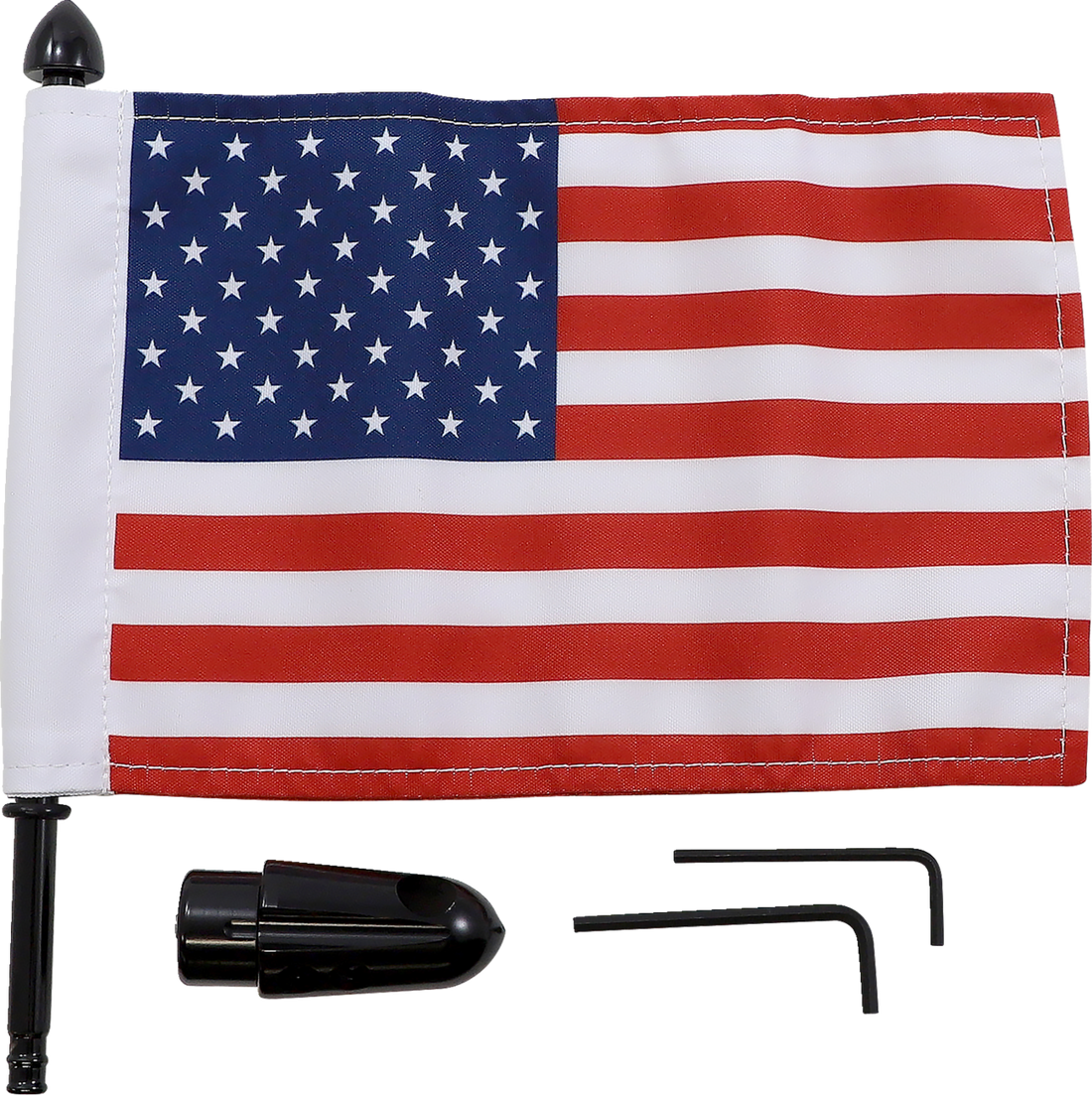 PRO PAD Flag Mount Pinnacle Luggage Rack 9" Pole 6" X 9" Flag BRFMRDHB51IN