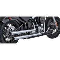 VANCE & HINES 3" Twin Slash Slip-On Muffler Chrome 16341