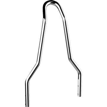 DRAG SPECIALTIES Round Tapered Sissy Bar Chrome 10.12"H x 8.75"W