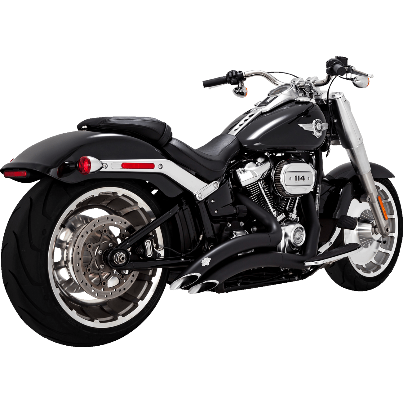 VANCE & HINES Big Radius Exhaust System Black 46375